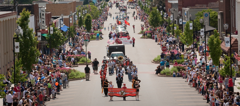 image of a WV parade